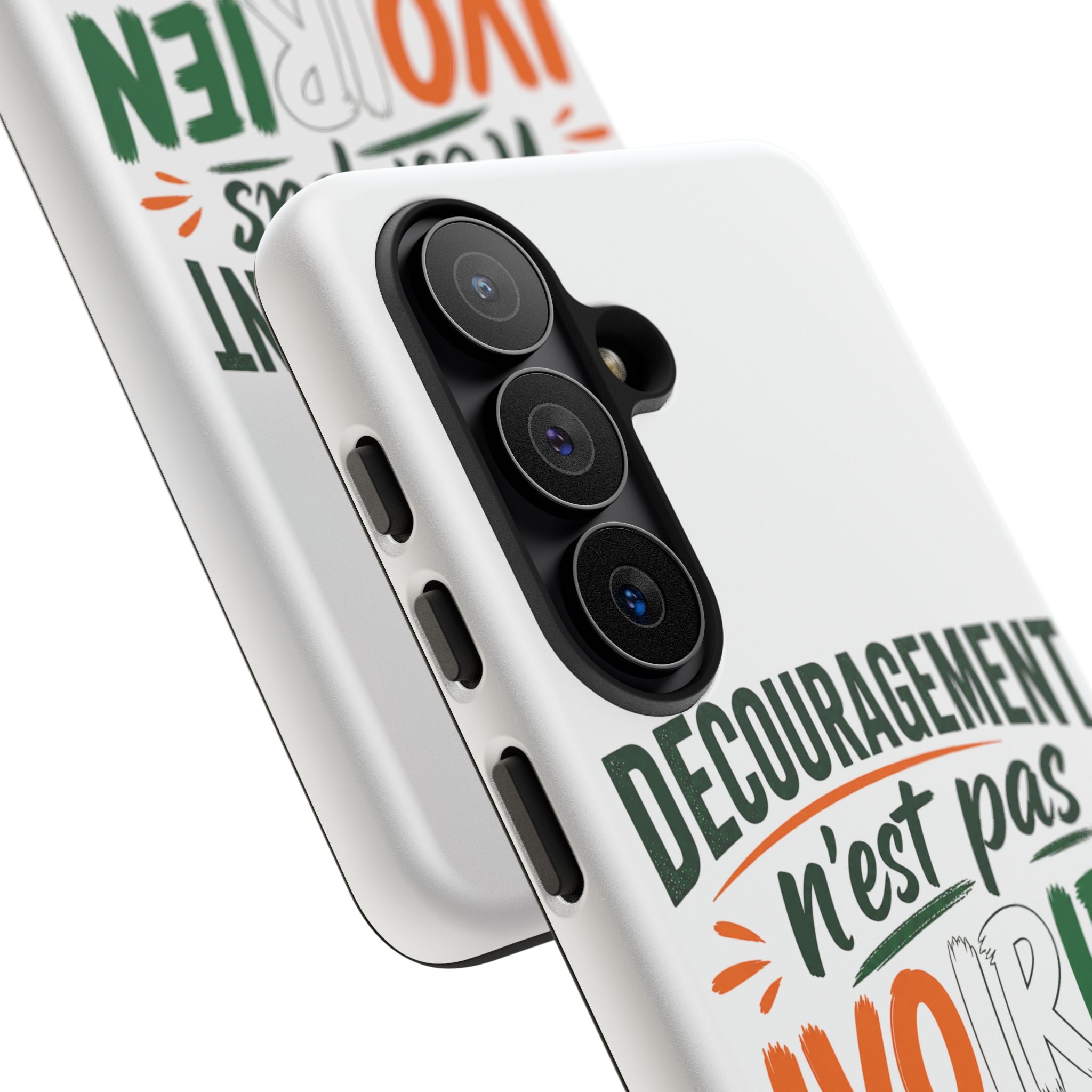 Phone Case — "Découragement n'est pas Ivoirien" Ivory Coast Pride Protective Cover