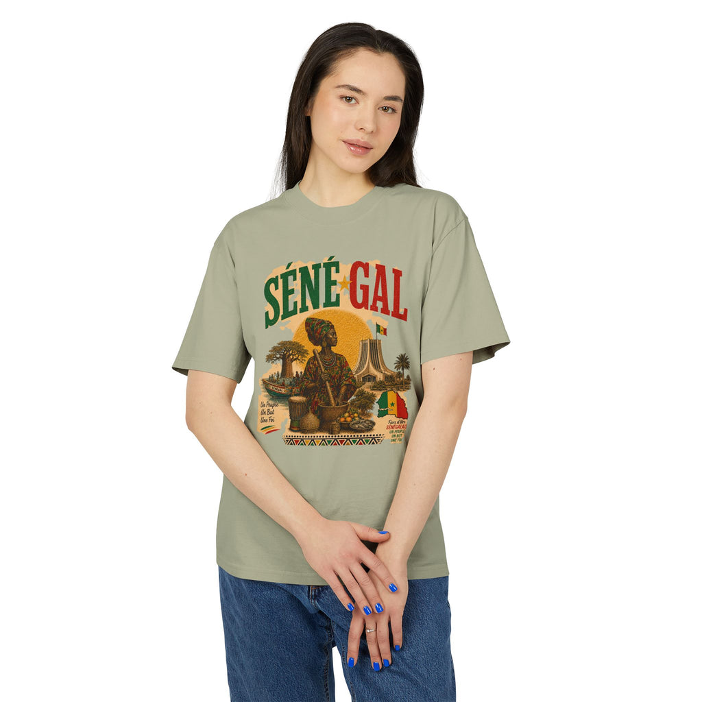 Senegal Africa Tee — Vintage Map Graphic T-Shirt