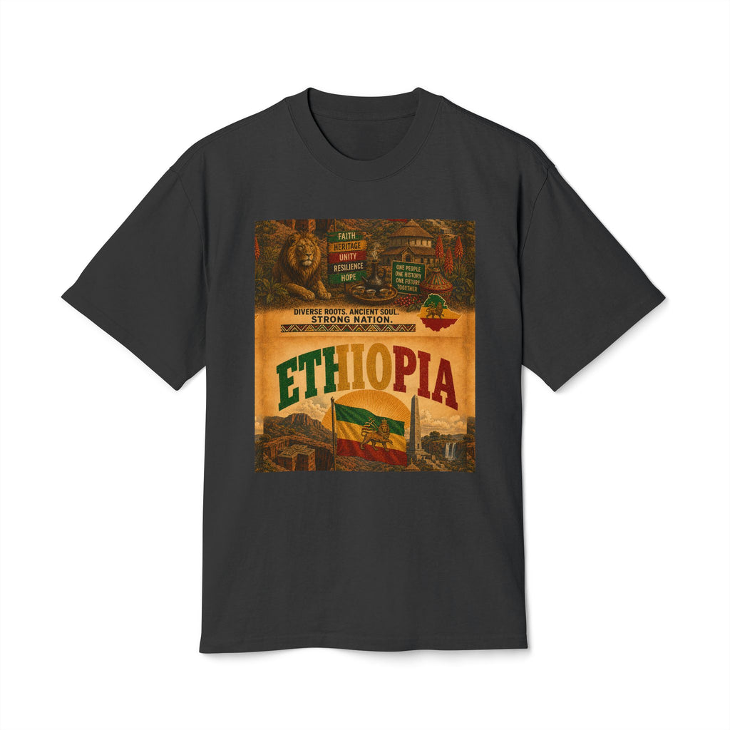Ethiopia Lion of Judah Tee — Lion of Judah Land Graphic T-Shirt