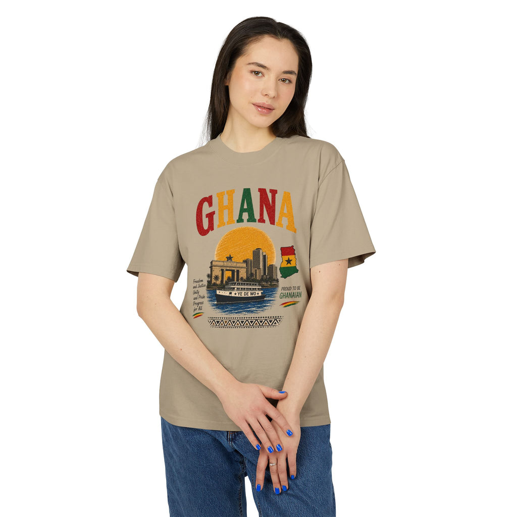 Ghana Vintage Travel Tee — Retro West Africa Souvenir Shirt