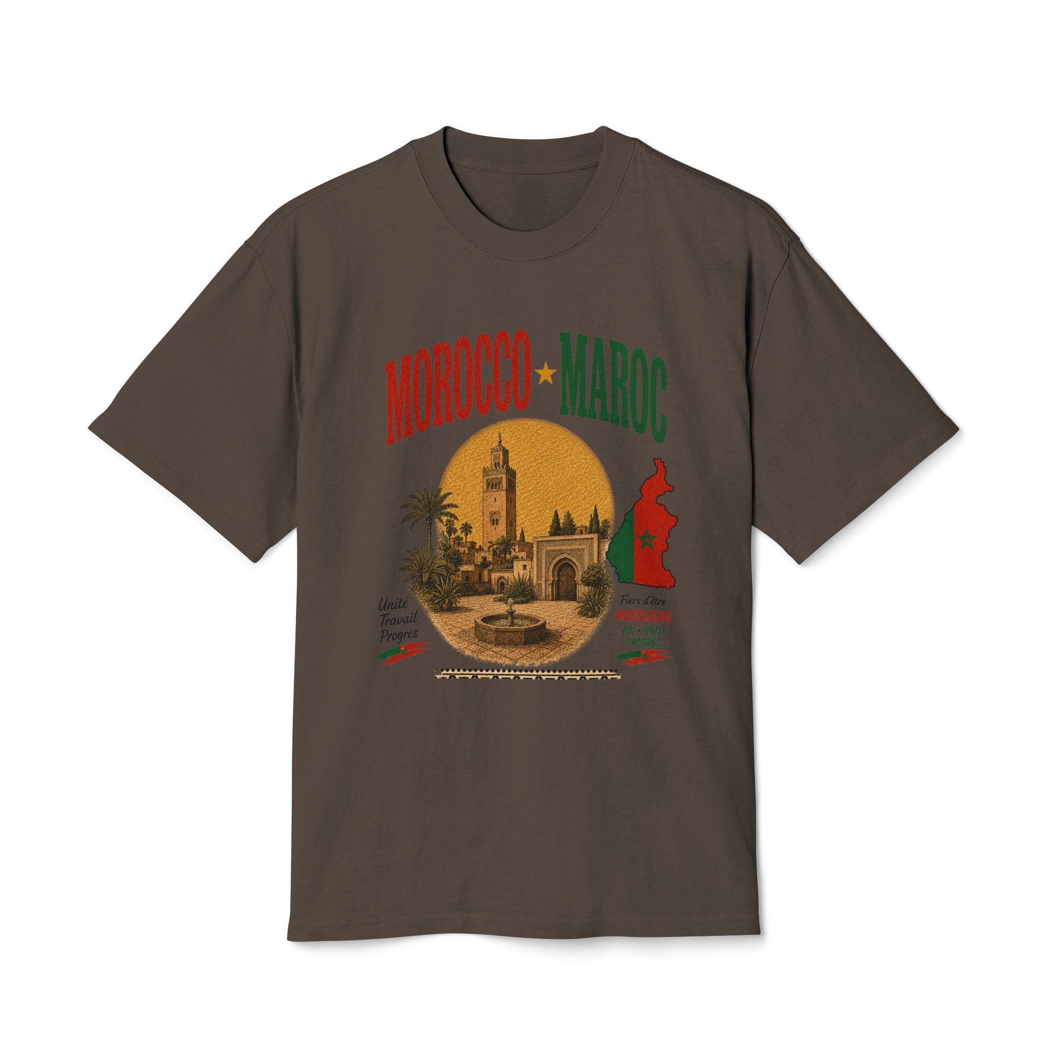 Morocco Vintage Travel T-Shirt — Maroc Sunset Souvenir Tee