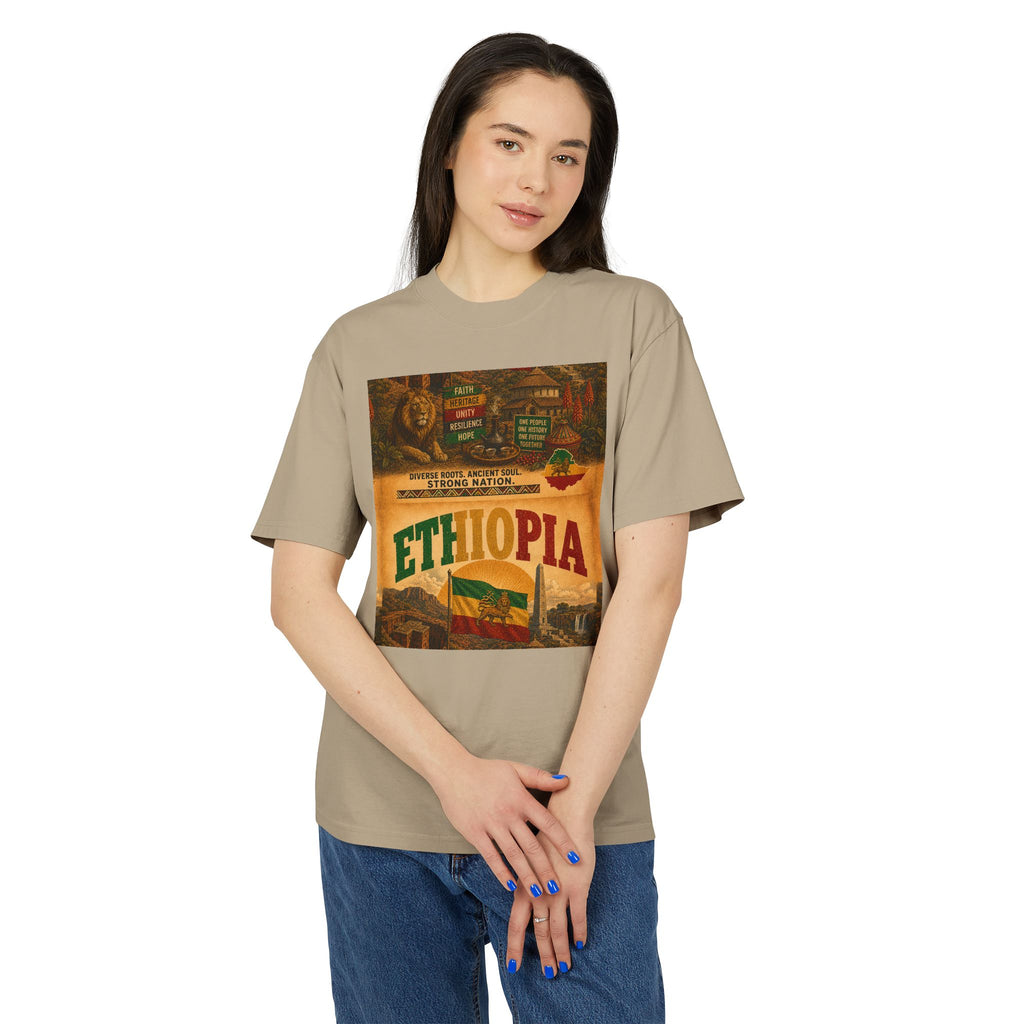 Ethiopia Lion of Judah Tee — Lion of Judah Land Graphic T-Shirt