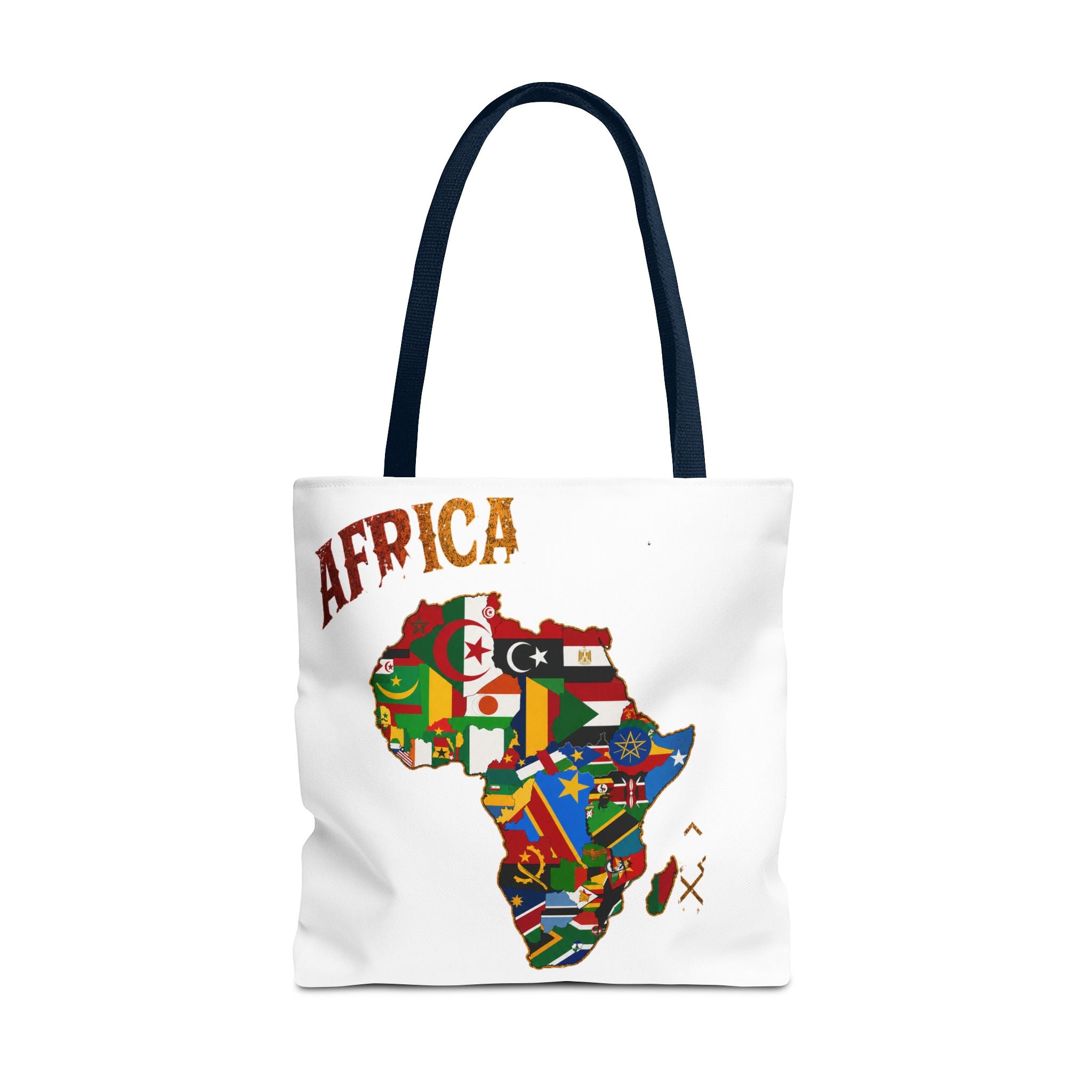 Africa Flag Map Tote Bag – Pan-African Country Flags Canvas Shopper