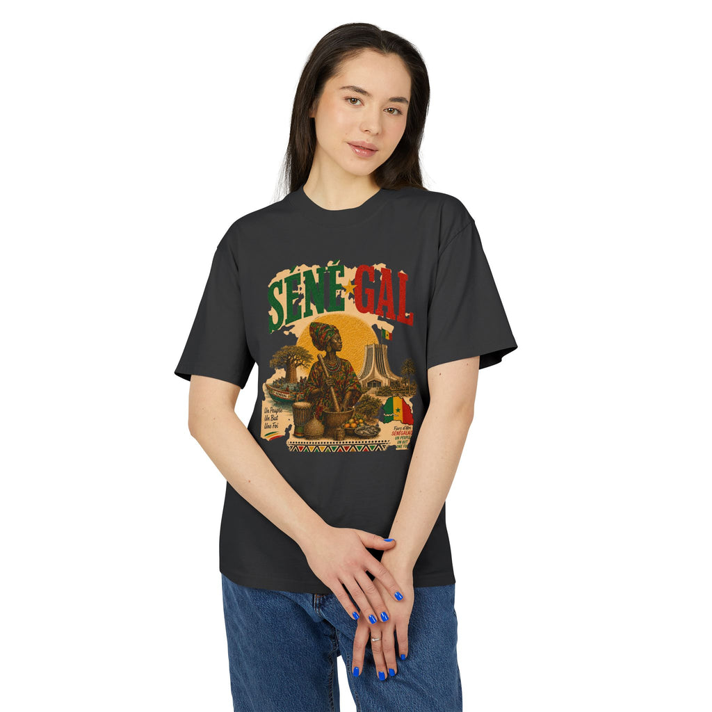 Senegal Africa Tee — Vintage Map Graphic T-Shirt