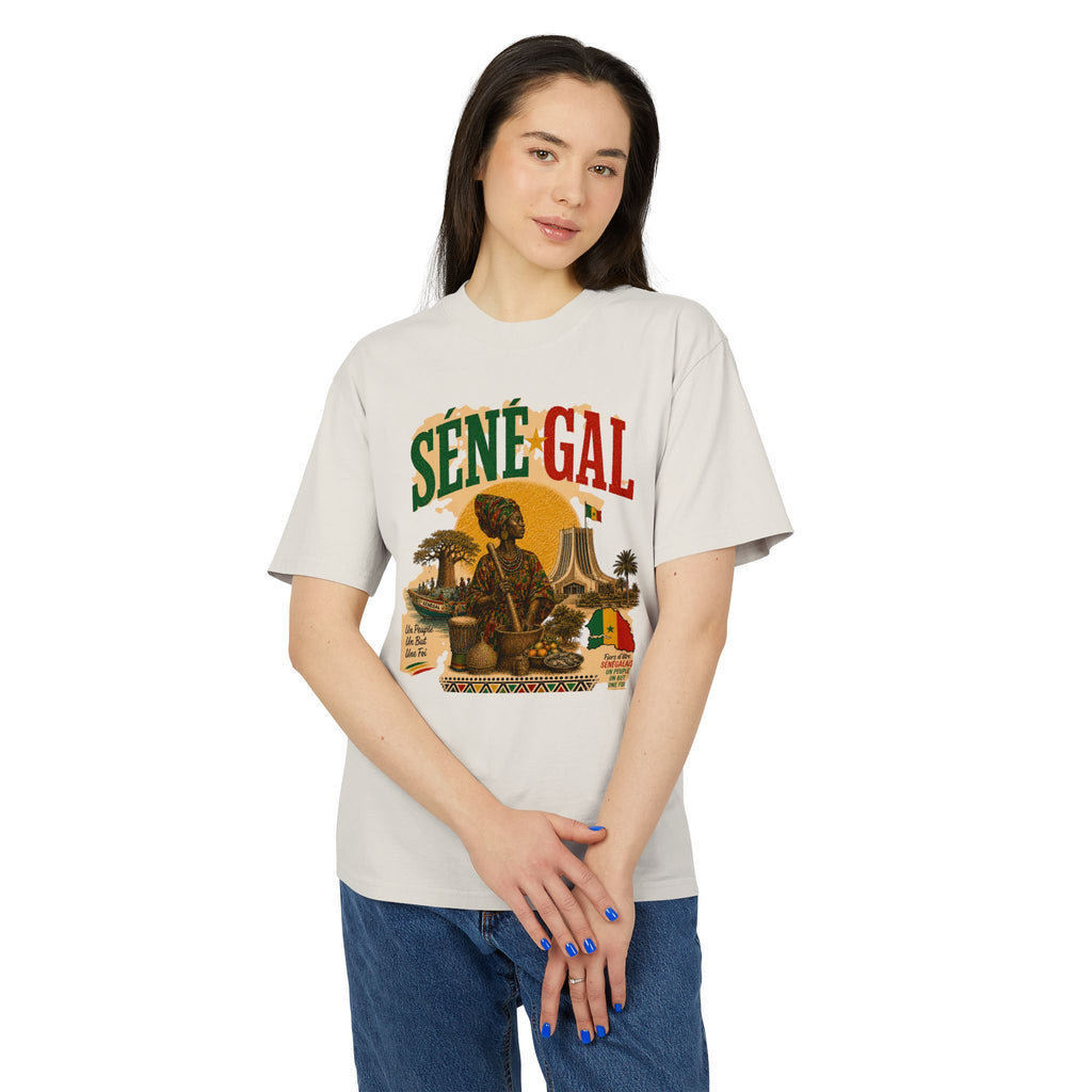 Senegal Africa Tee — Vintage Map Graphic T-Shirt