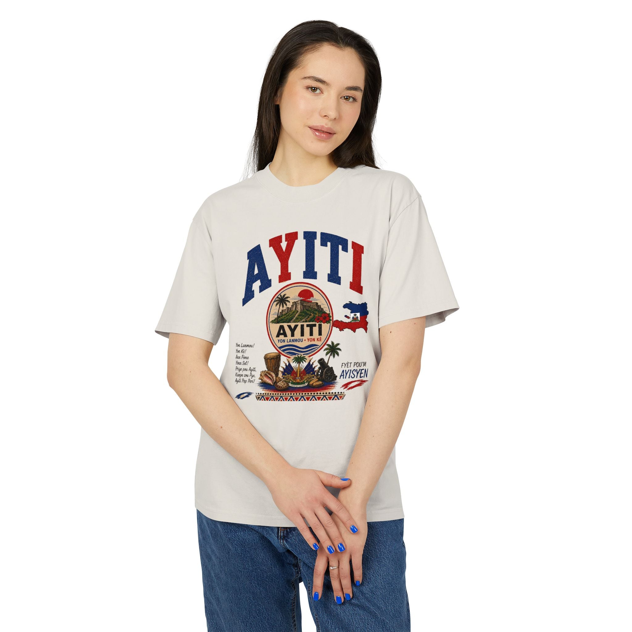 Haiti Flag Symbol T-Shirt — Haitian Colors Tee