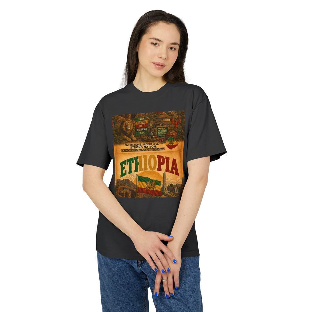 Ethiopia Lion of Judah Tee — Lion of Judah Land Graphic T-Shirt