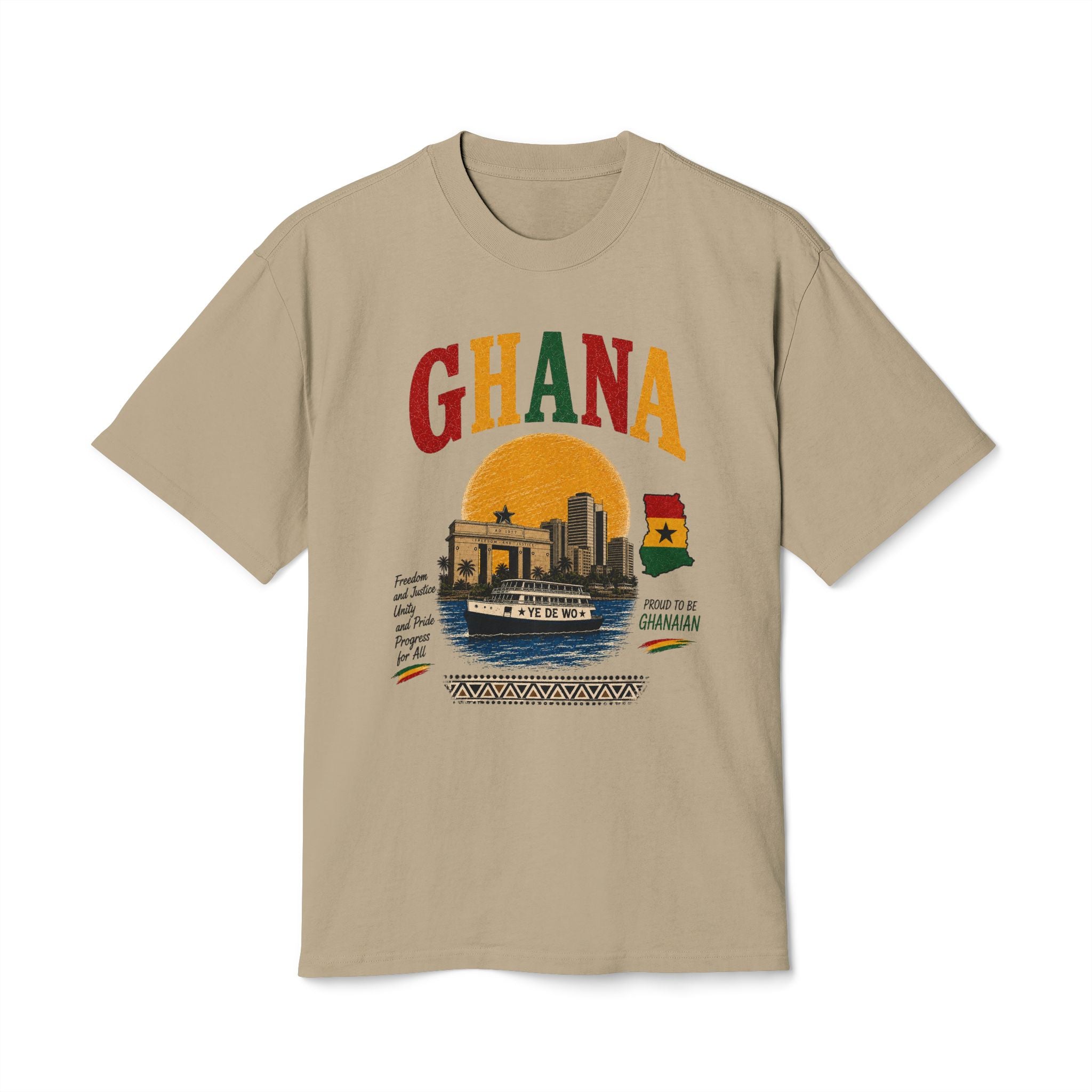 Ghana Vintage Travel Tee — Retro West Africa Souvenir Shirt