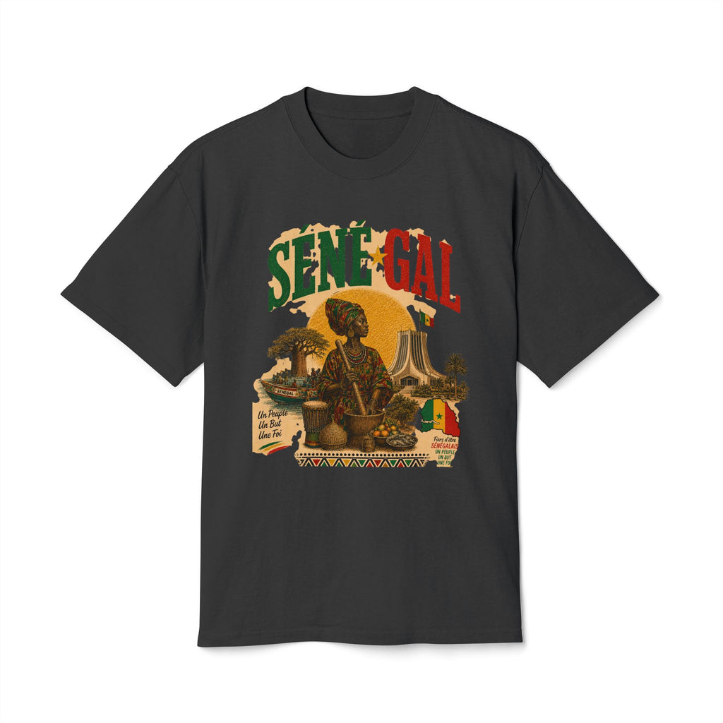 Senegal Africa Tee — Vintage Map Graphic T-Shirt