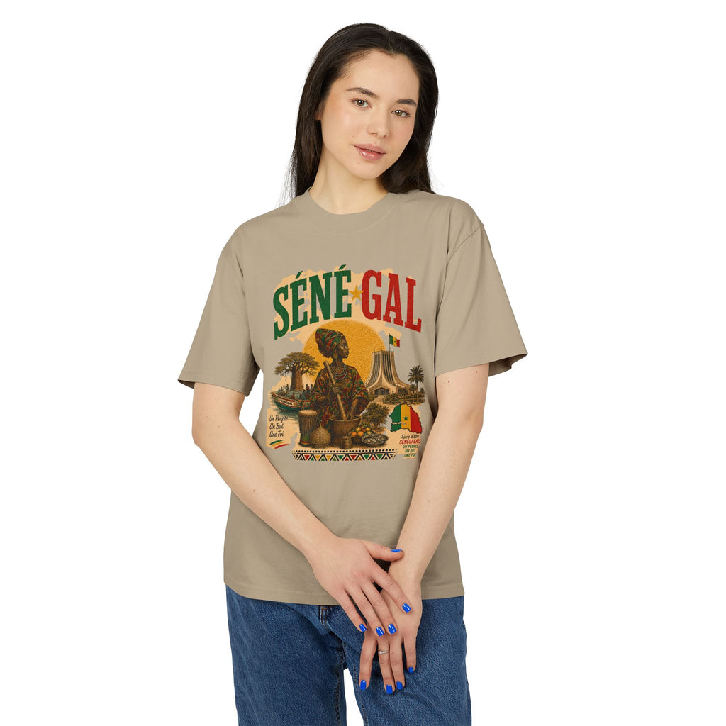 Senegal Africa Tee — Vintage Map Graphic T-Shirt