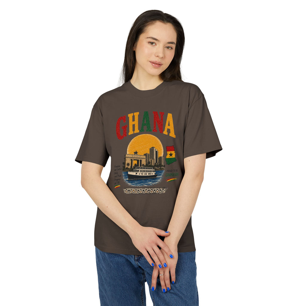 Ghana Vintage Travel Tee — Retro West Africa Souvenir Shirt