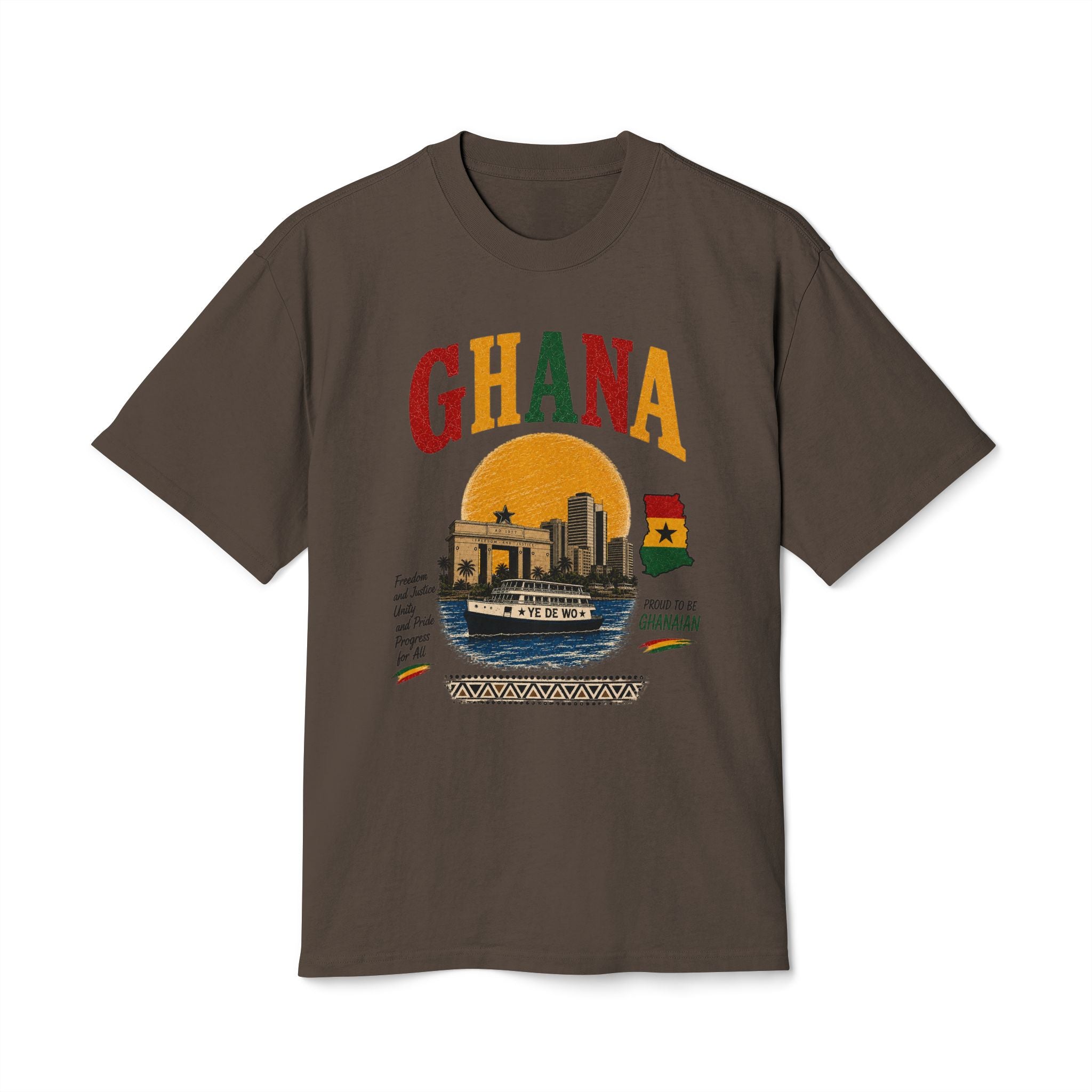 Ghana Vintage Travel Tee — Retro West Africa Souvenir Shirt