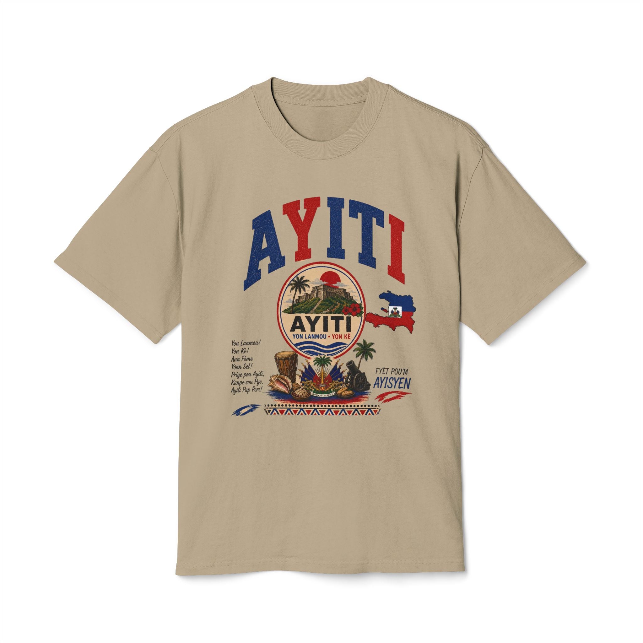 Haiti Flag Symbol T-Shirt — Haitian Colors Tee