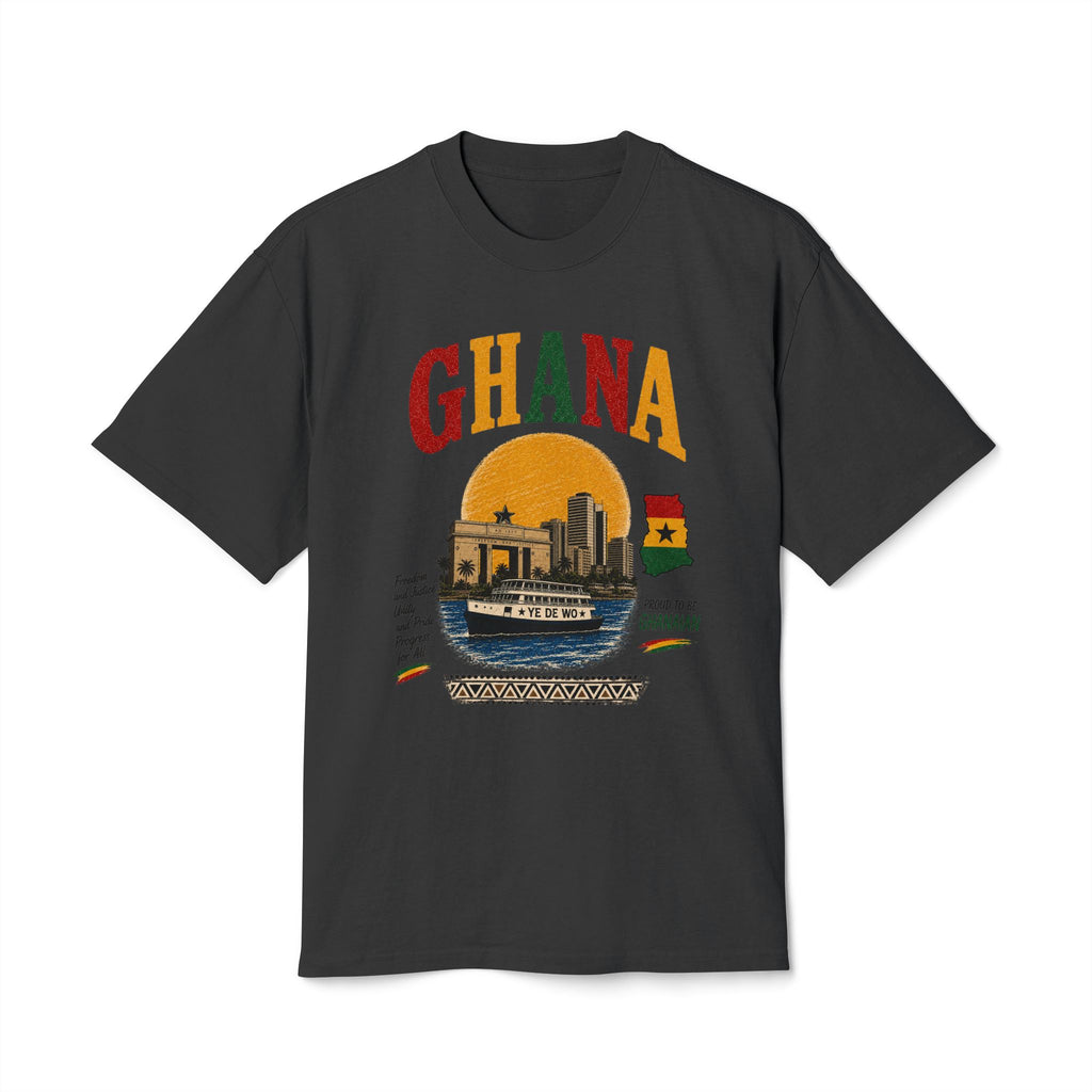 Ghana Vintage Travel Tee — Retro West Africa Souvenir Shirt