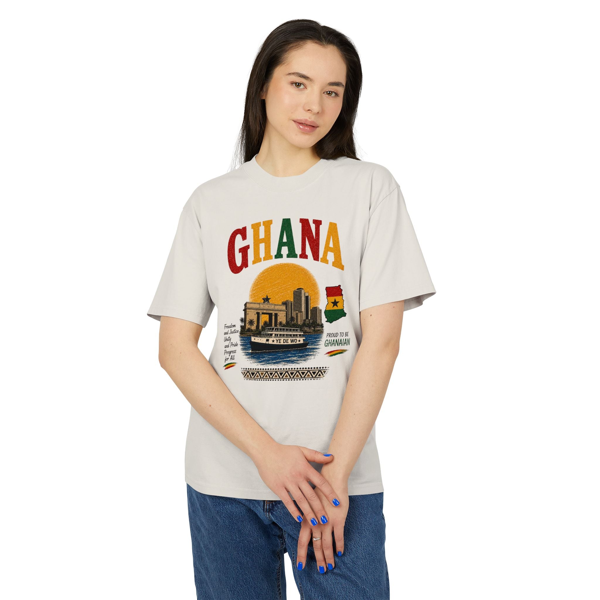 Ghana Vintage Travel Tee — Retro West Africa Souvenir Shirt
