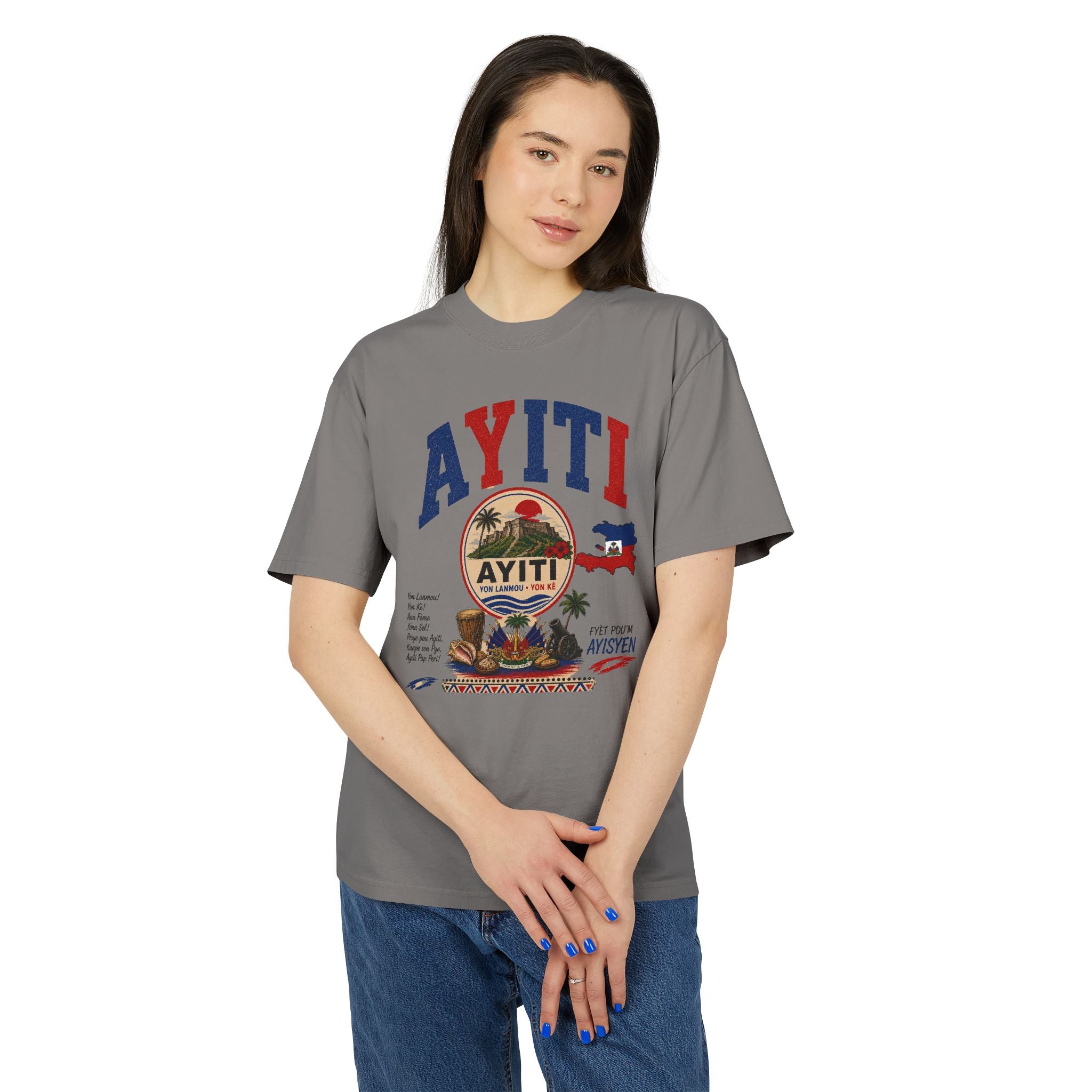 Haiti Flag Symbol T-Shirt — Haitian Colors Tee