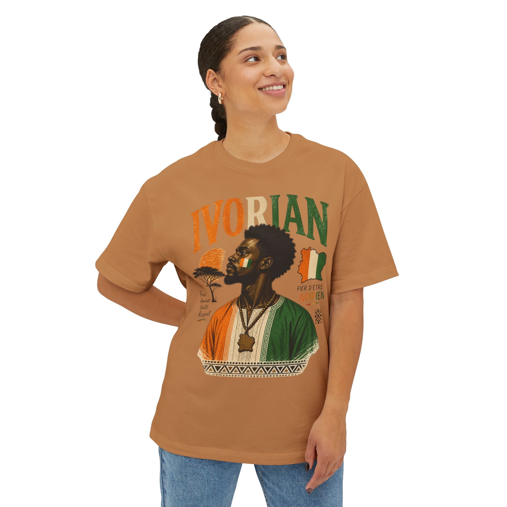 Ivorian Heritage T-Shirt — African Flag Portrait Tee