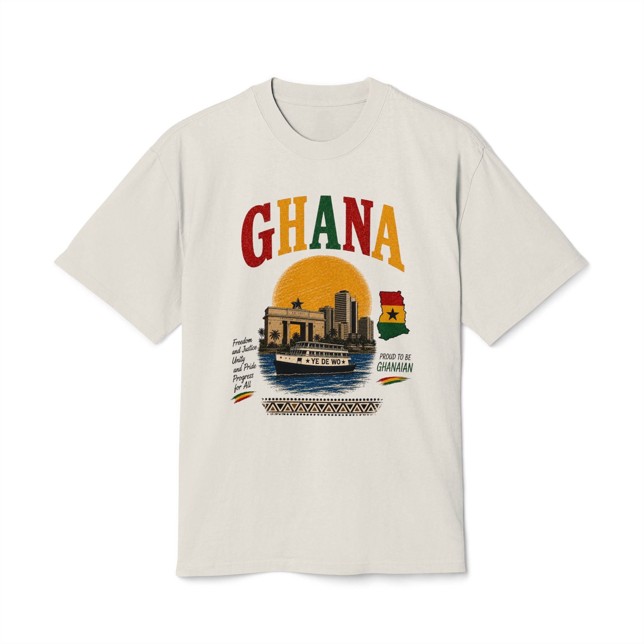 Ghana Vintage Travel Tee — Retro West Africa Souvenir Shirt