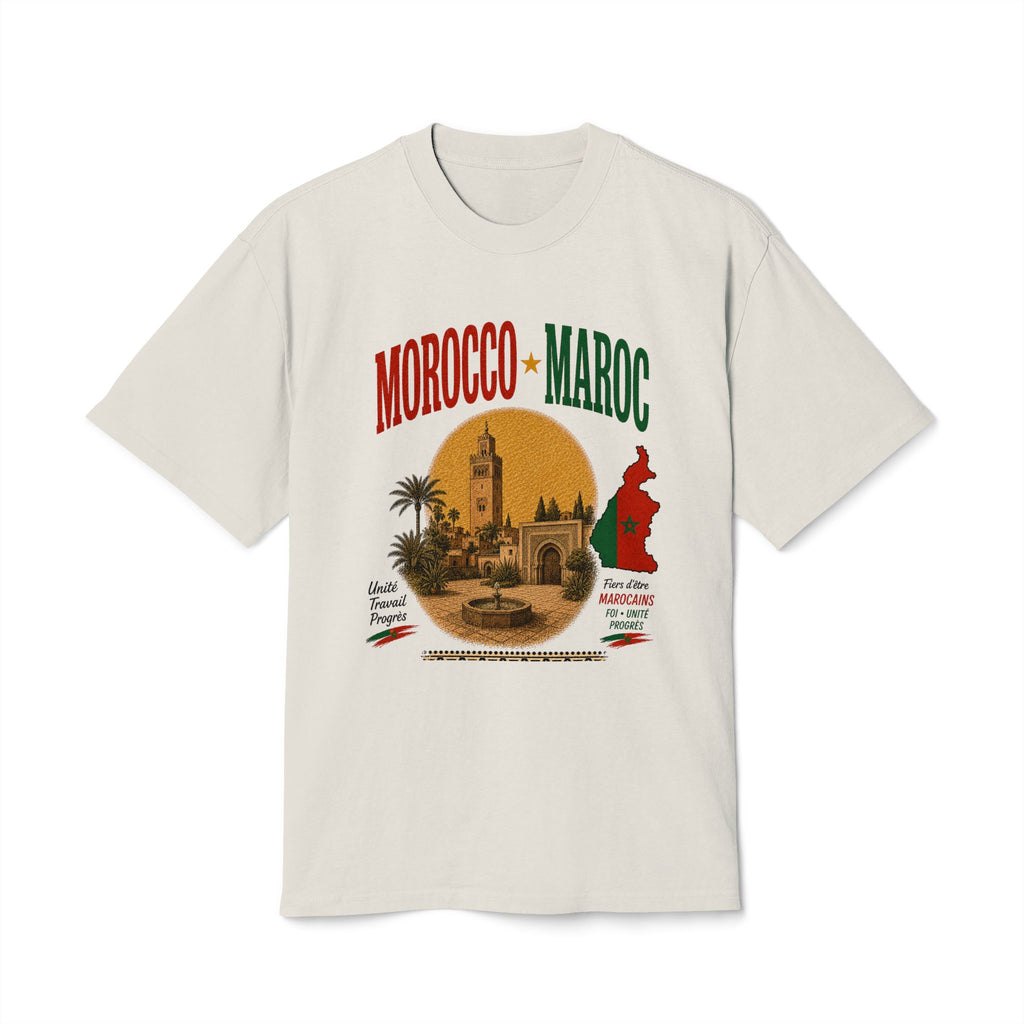 Morocco Vintage Travel T-Shirt — Maroc Sunset Souvenir Tee