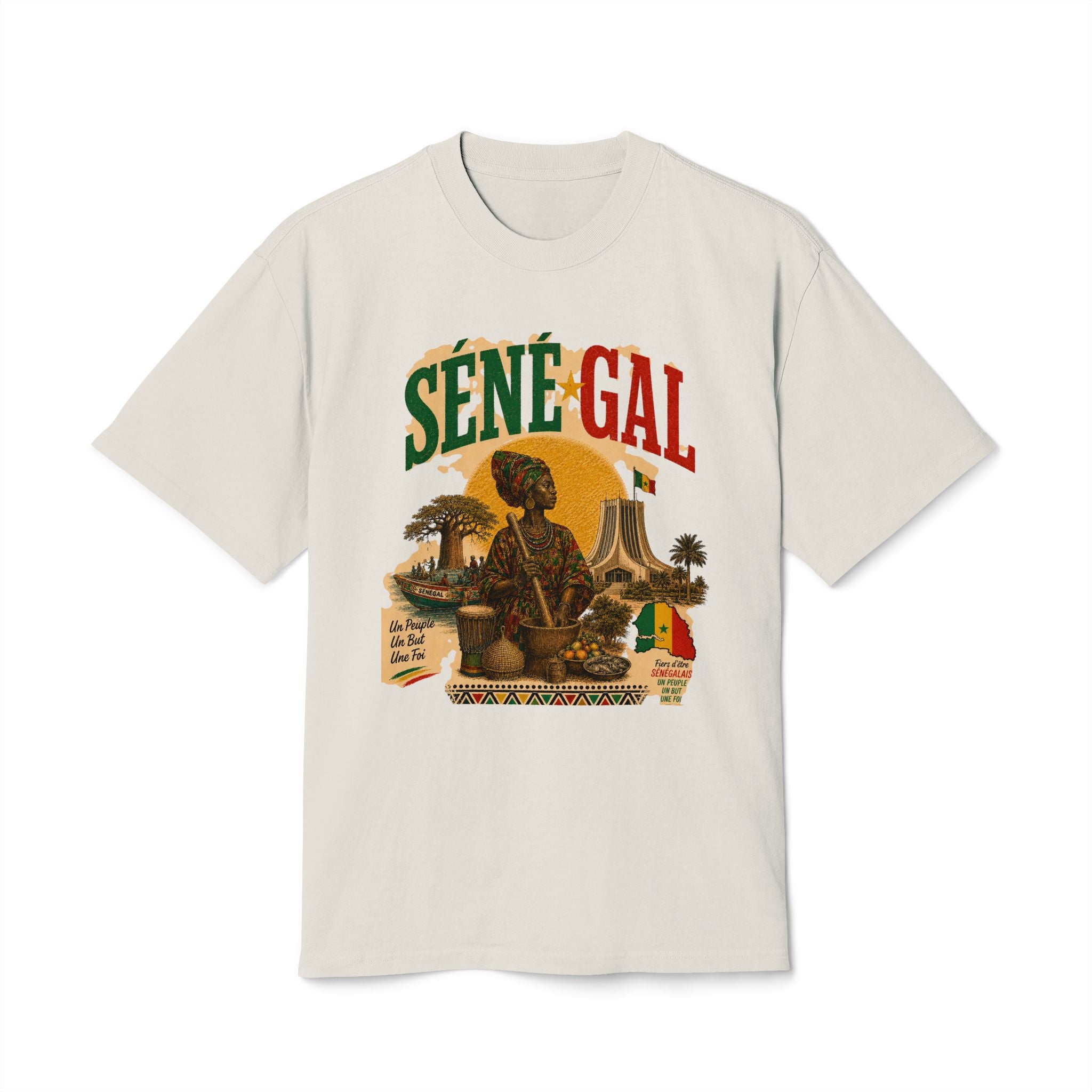 Senegal Africa Tee — Vintage Map Graphic T-Shirt