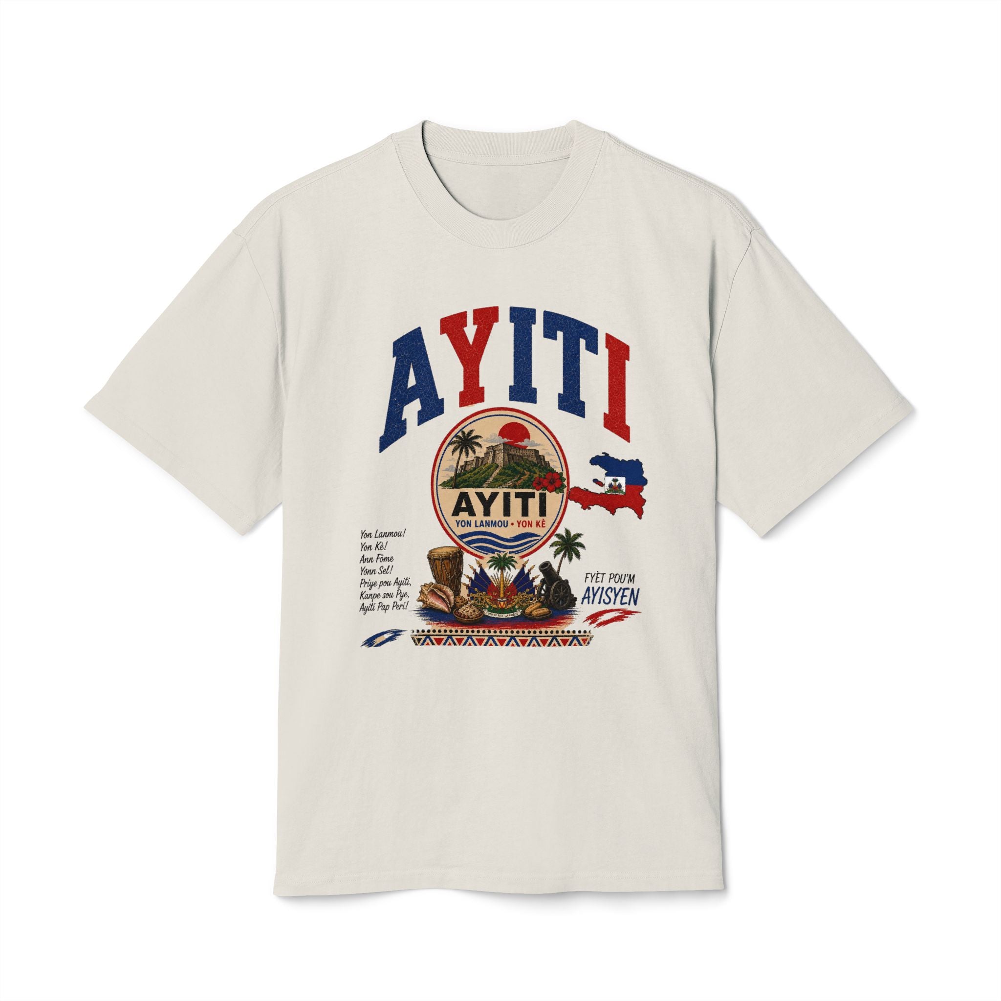 Haiti Flag Symbol T-Shirt — Haitian Colors Tee